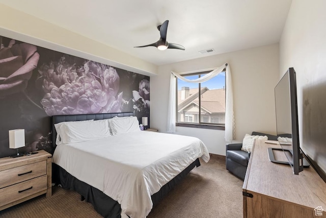 14311 N Buck Horn Trl Unit 42N, Kamas, UT 84036 - bedroom featuring carpet floors and a ceiling fan