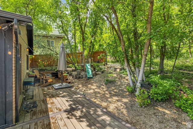 2634 S Cave Hollow Way, Bountiful, UT 84010 - view of wooden deck