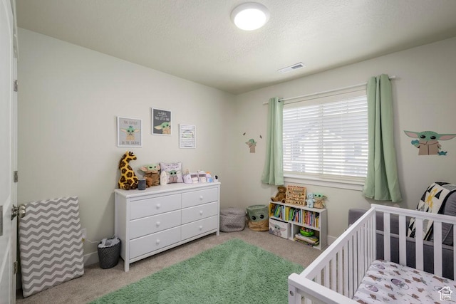 2068 N 3830 W, Lehi, UT 84043 - bedroom featuring a nursery area, carpet flooring, and a textured ceiling