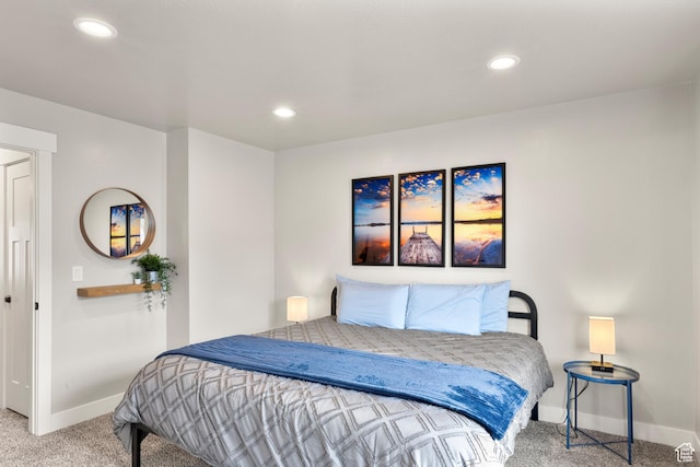 150 W Seasons Loop Unit 3, Garden City, UT 84028 - bedroom featuring carpet floors, baseboards, and recessed lighting