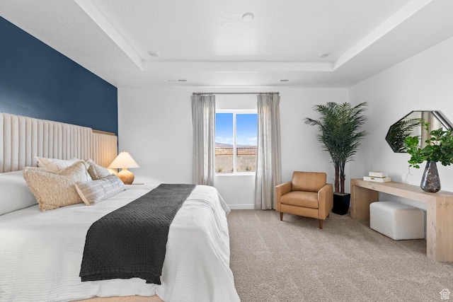3719 E Padre Cv Unit 4092, Washington, UT 84780 - carpeted bedroom featuring a raised ceiling