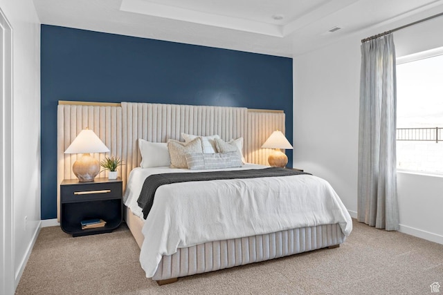 3719 E Padre Cv Unit 4092, Washington, UT 84780 - carpeted bedroom with baseboards and a tray ceiling