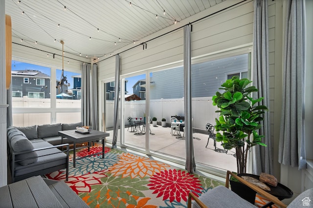 1067 W Ludington Ct, Bluffdale, UT 84065 - sunroom / solarium with outdoor lounge area