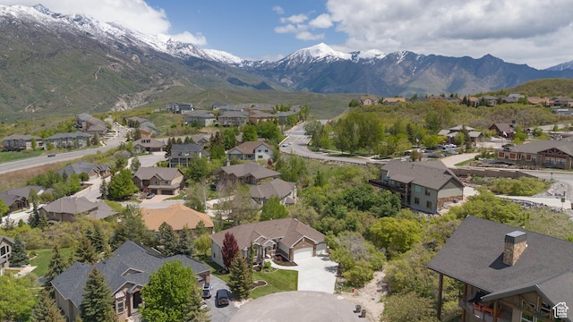 14825 S Meadow Oak Ct, Draper, UT 84020 - aerial view of residential area with mountains