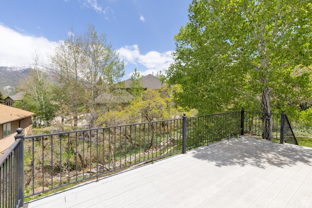 14825 S Meadow Oak Ct, Draper, UT 84020 - view of wooden deck