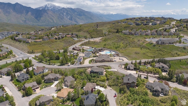 14825 S Meadow Oak Ct, Draper, UT 84020 - aerial overview of property's location with nearby suburban area and a mountainous background