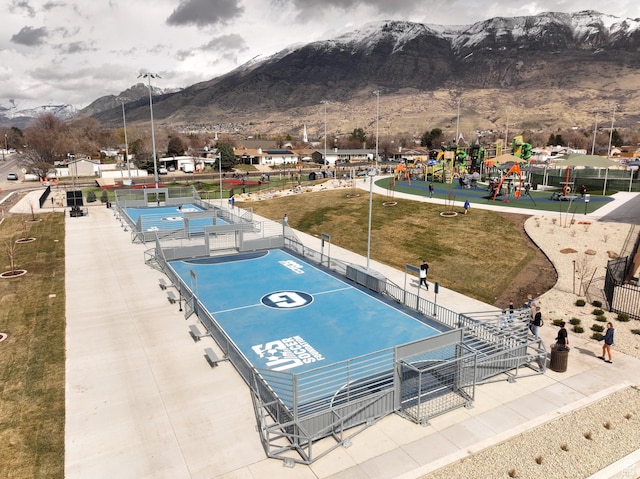 905 N 100 E, Pleasant Grove, UT 84062 - view of pool featuring a mountain view and a yard
