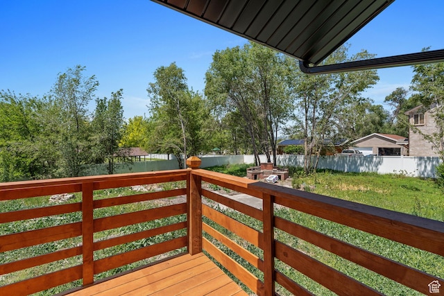 905 N 100 E, Pleasant Grove, UT 84062 - wooden deck featuring a fenced backyard