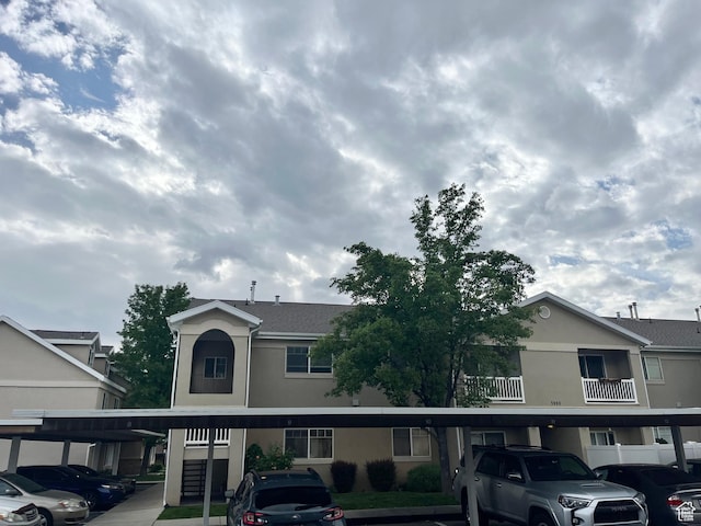 3996 S 855 E # B E, Millcreek, UT 84107 - view of property with covered parking