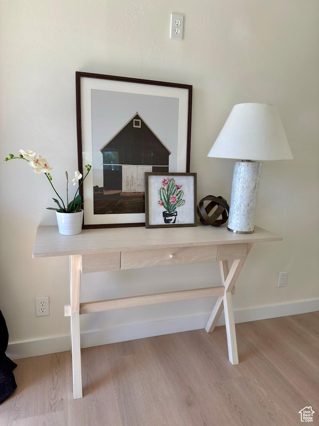 5011 S Leisure Ln W, Taylorsville, UT 84129 - detailed view of wood finished floors and baseboards
