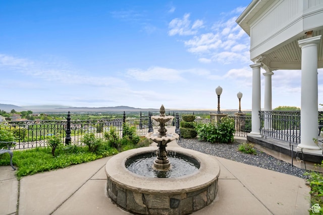 3291 E 1300 N, Layton, UT 84040 - view of patio with a mountain view