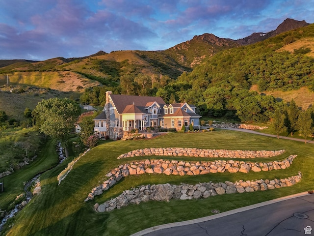 3291 E 1300 N, Layton, UT 84040 - aerial overview of property's location featuring a mountain backdrop