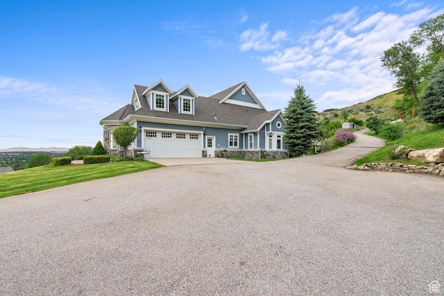 3291 E 1300 N, Layton, UT 84040 - shingle-style home featuring driveway and stone siding