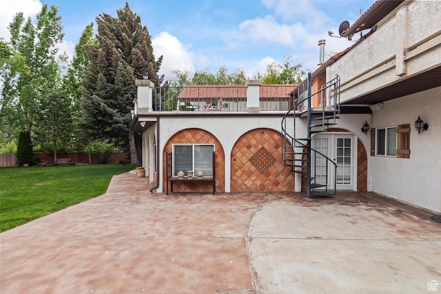 154 E 950 N, Glenwood, UT 84730 - view of patio with stairway
