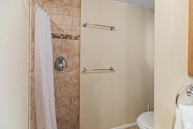 154 E 950 N, Glenwood, UT 84730 - full bathroom featuring tiled shower and toilet