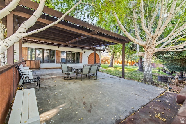 154 E 950 N, Glenwood, UT 84730 - view of patio / terrace featuring outdoor dining space