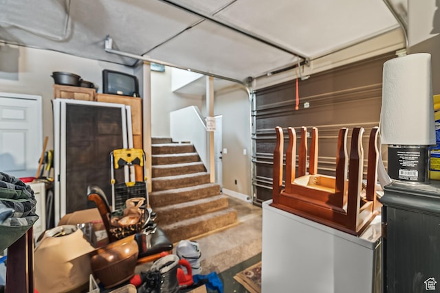 154 E 950 N, Glenwood, UT 84730 - basement with baseboards and a garage