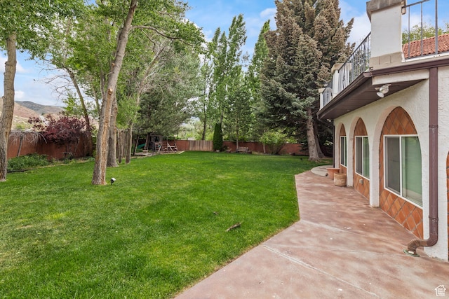 154 E 950 N, Glenwood, UT 84730 - view of yard with a patio