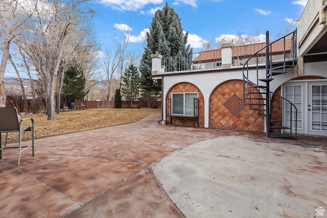 154 E 950 N, Glenwood, UT 84730 - view of patio with stairway
