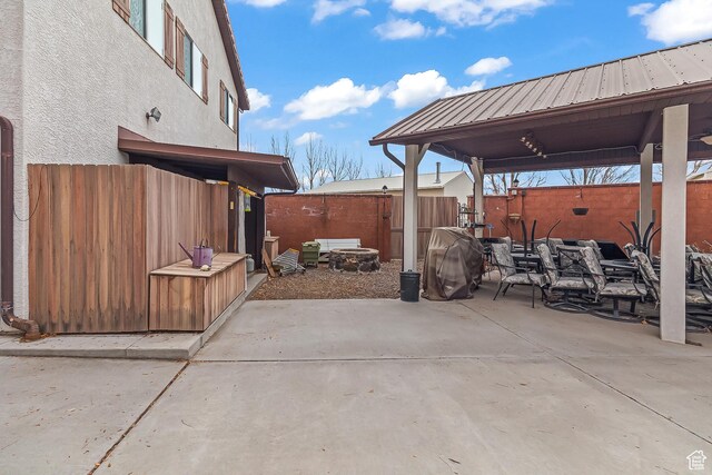 154 E 950 N, Glenwood, UT 84730 - view of patio featuring outdoor dining area