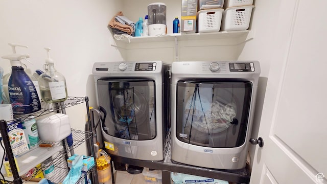 9367 N Vernham Way E, Eagle Mountain, UT 84005 - washroom with washer and dryer
