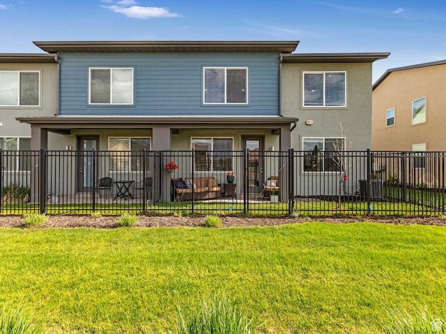 1512 W Fiore St, Farmington, UT 84025 - rear view of property with stucco siding