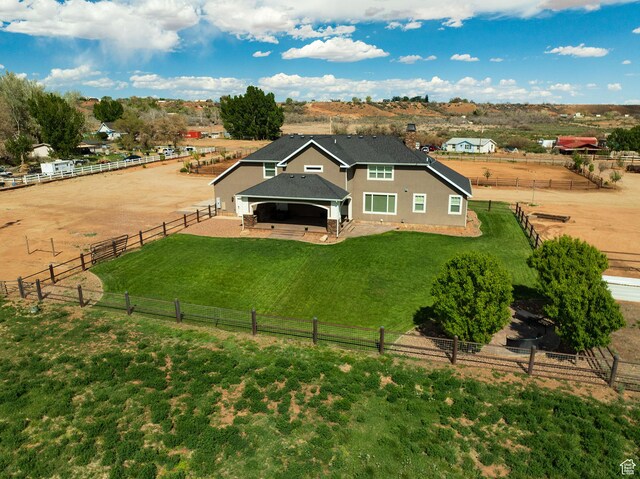 1471 N 3500 E, Ballard, UT 84066 - aerial view of sparsely populated area with a pastoral area