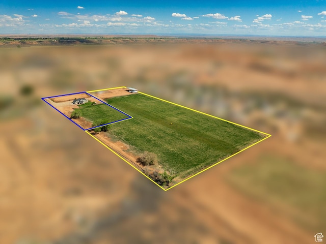 1471 N 3500 E, Ballard, UT 84066 - overview of rural landscape featuring property boundaries highlighted