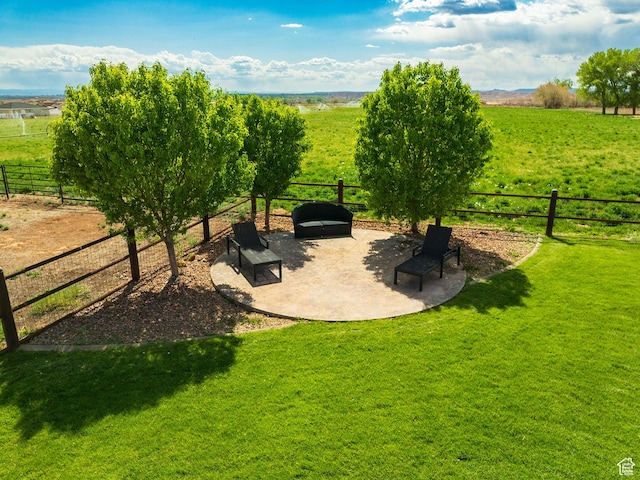 1471 N 3500 E, Ballard, UT 84066 - view of yard with a view of rural / pastoral area and a patio area