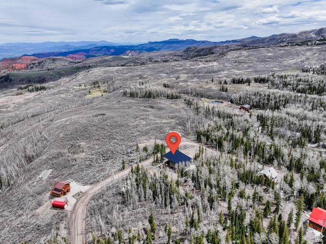 466 N Elk Dr, Brian Head, UT 84719 - bird's eye view of a mountain backdrop