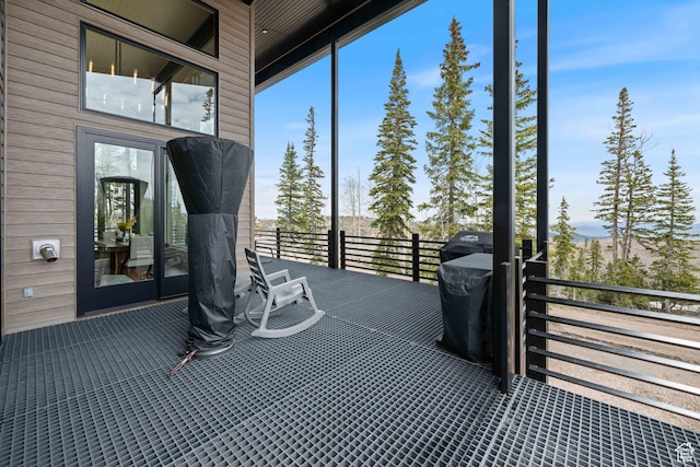 466 N Elk Dr, Brian Head, UT 84719 - view of wooden terrace