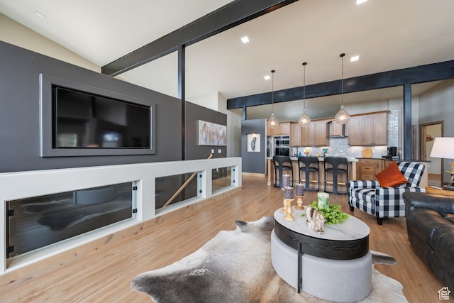 466 N Elk Dr, Brian Head, UT 84719 - living room with light wood finished floors