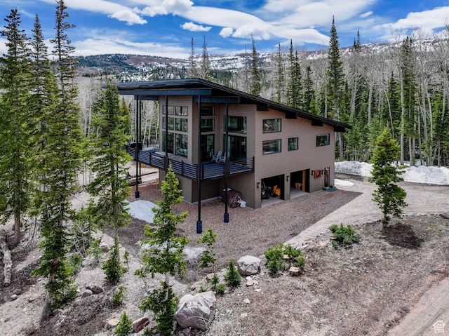 466 N Elk Dr, Brian Head, UT 84719 - view of front of house with driveway