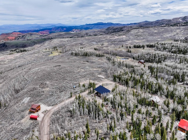 466 N Elk Dr, Brian Head, UT 84719 - drone / aerial view of a mountainous background