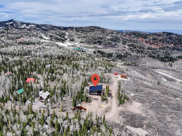 466 N Elk Dr, Brian Head, UT 84719 - aerial view of property's location featuring mountains