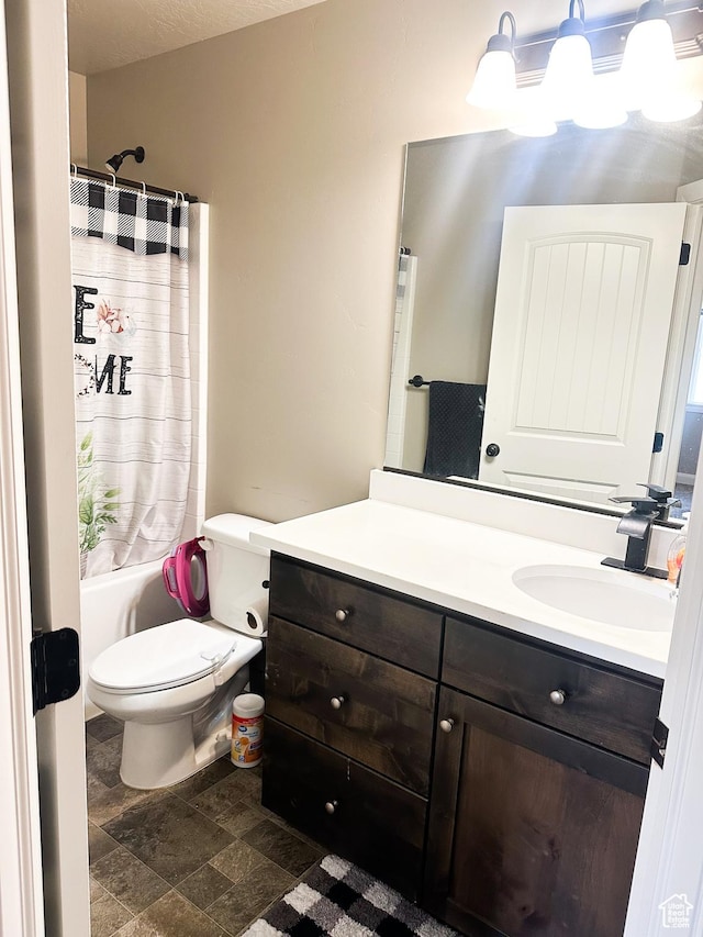404 W 1325 N Unit L5, Cedar City, UT 84721 - bathroom with vanity, stone finish floors, and shower / bath combo