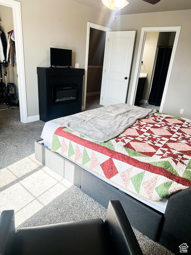 404 W 1325 N Unit L5, Cedar City, UT 84721 - bedroom with a spacious closet, carpet flooring, a closet, and connected bathroom