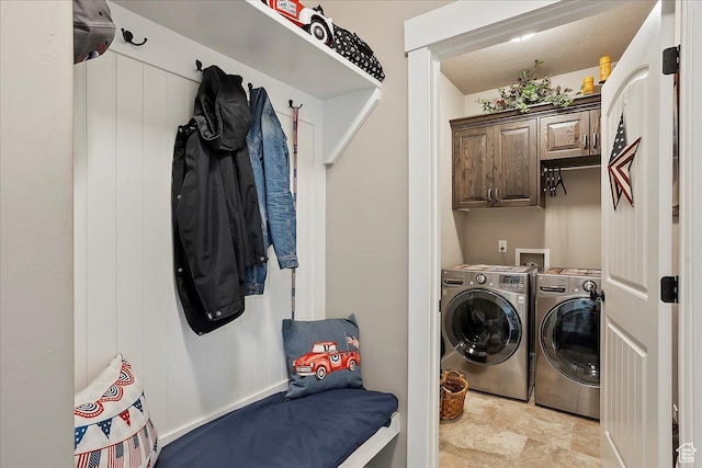 4548 N Sheep Creek Dr, Eden, UT 84310 - laundry room with separate washer and dryer and cabinet space