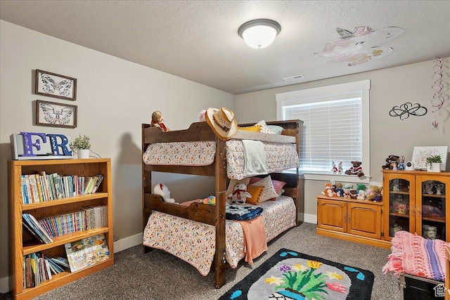 4548 N Sheep Creek Dr, Eden, UT 84310 - carpeted bedroom with baseboards and a textured ceiling