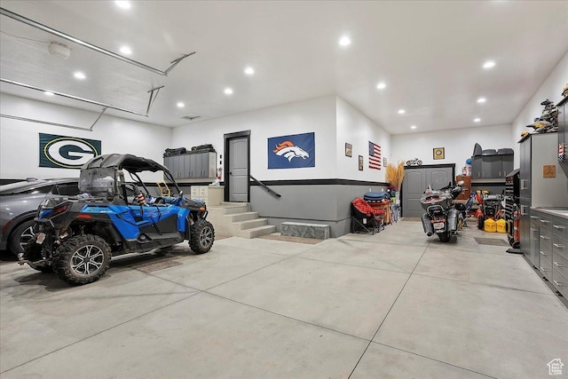 4548 N Sheep Creek Dr, Eden, UT 84310 - garage with recessed lighting