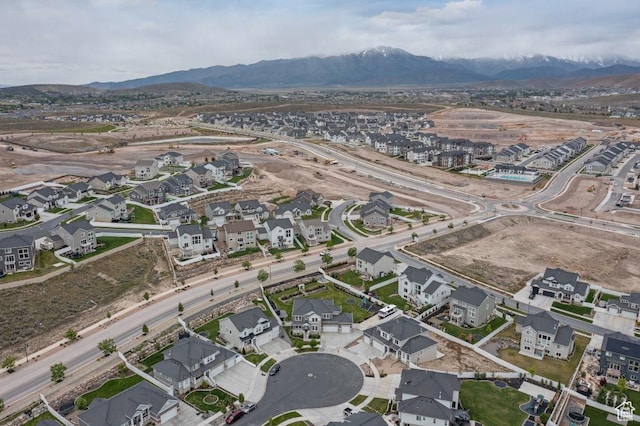 1407 W Fort Rock Dr, Saratoga Springs, UT 84045 - view of property location with nearby suburban area and a mountain backdrop