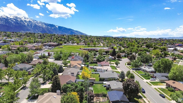 6782 S Courtland Ave, Cottonwood Heights, UT 84121 - aerial view of residential area with mountains