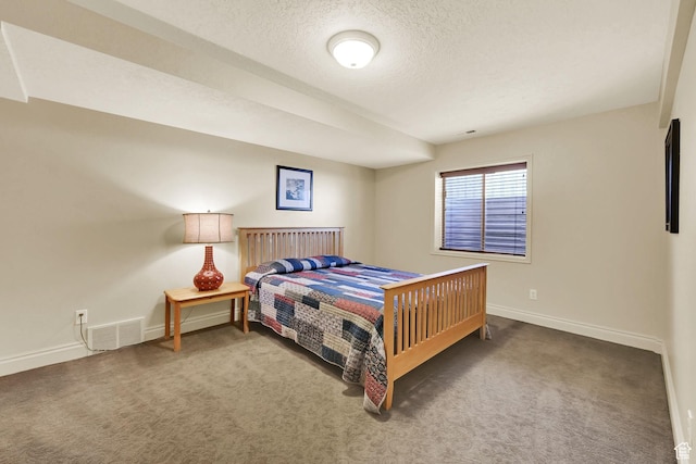 6782 S Courtland Ave, Cottonwood Heights, UT 84121 - bedroom with baseboards, carpet, and a textured ceiling