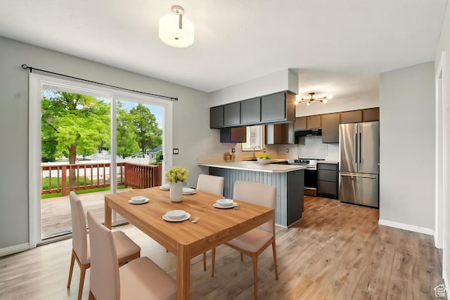 425 E 1200 N, Logan, UT 84341 - dining room with light wood finished floors and baseboards