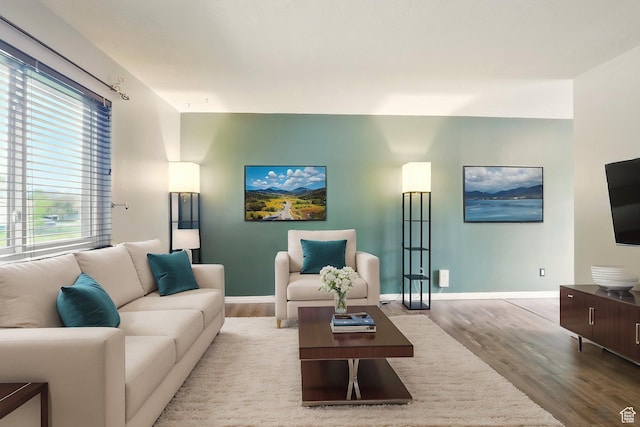 425 E 1200 N, Logan, UT 84341 - living area featuring wood finished floors and baseboards