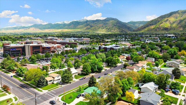 425 E 1200 N, Logan, UT 84341 - aerial perspective of suburban area featuring a mountainous background