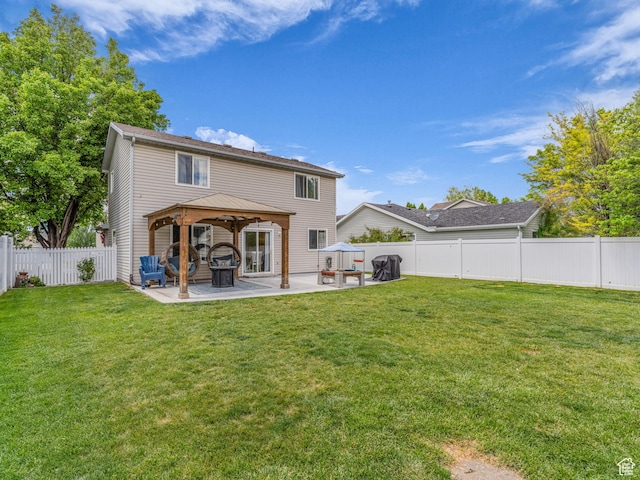 5472 Ardennes Way, Stansbury Park, UT 84074 - rear view of property with a gazebo and a patio area