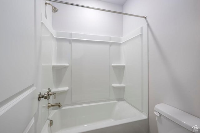 7936 N Bristlecone Rd, Eagle Mountain, UT 84005 - bathroom featuring toilet and bathing tub / shower combination