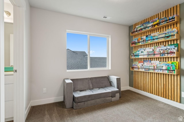 7936 N Bristlecone Rd, Eagle Mountain, UT 84005 - living area with carpet and baseboards