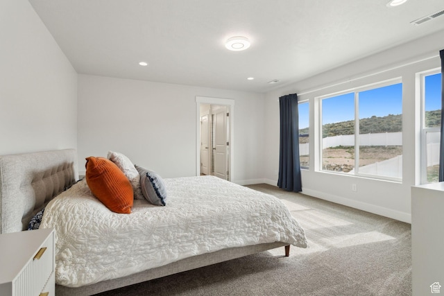 7936 N Bristlecone Rd, Eagle Mountain, UT 84005 - carpeted bedroom with baseboards and recessed lighting